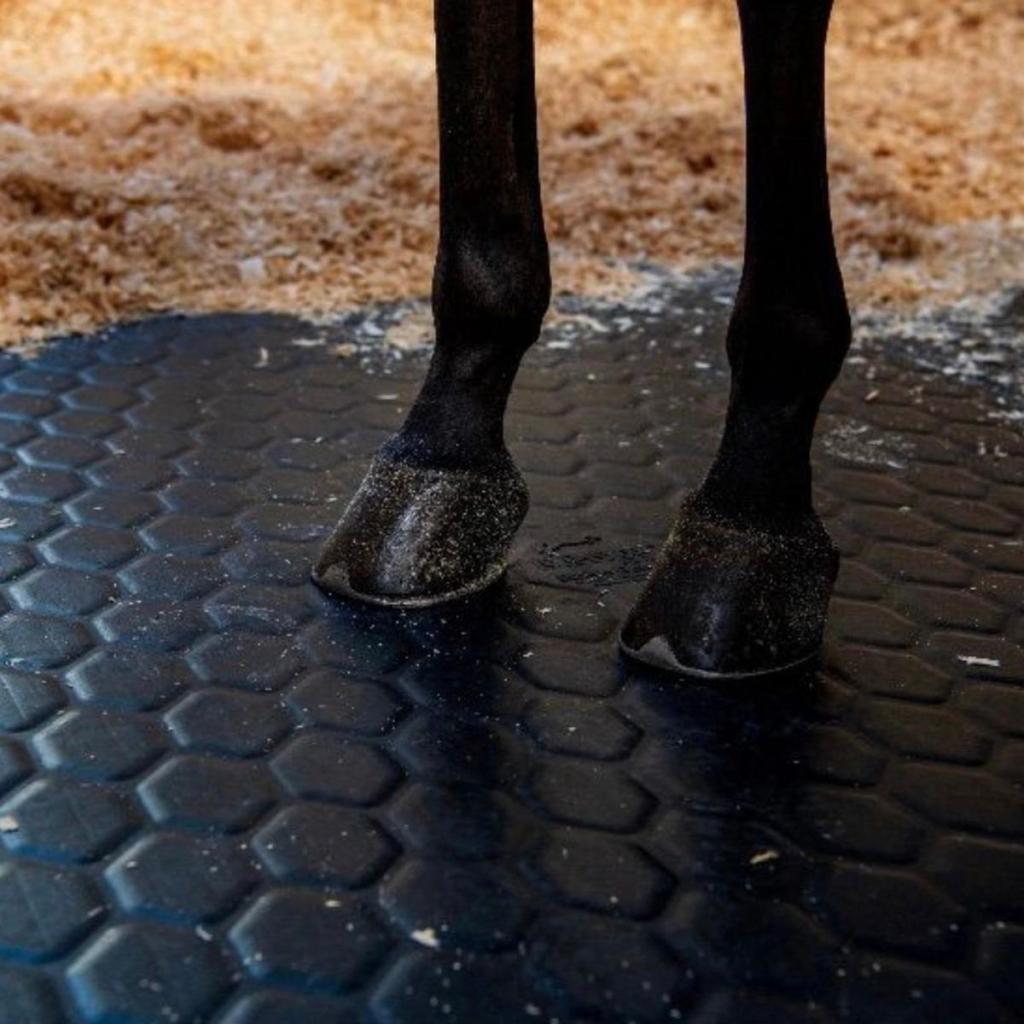 Elite Equine Horse Stable Diamond Top Rubber Matting